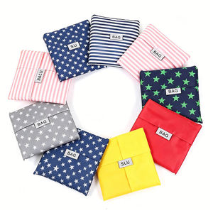 Sac de courses en polyester durable avec logo personnalisé, pliable et imperméable, pour les courses à la maison et au supermarché - Product Image 5