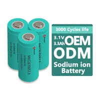 High rate 5C batteries sodium-ion 3.1V  3000mAh 3200mAh 3300mAh 26700 sodium ion battery producers
