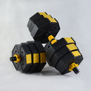 מותאם אישית <span class=keywords><strong>dumbbell</strong></span> משקל פלסטיק בטון מקורה ציוד משקל הרמת מתכוונן מתכוונן - Product Image 4