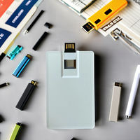 Clé USB 2.0 Type-C personnalisée avec logo, format carte de visite, en plastique, garantie 1 an pour tablette et téléphone