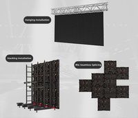 Écran LED intelligent incurvé TOALED P1.9 P2.6 P3.9 pour événements intérieurs et extérieurs, location, panneau mural vidéo LED sans écran noir