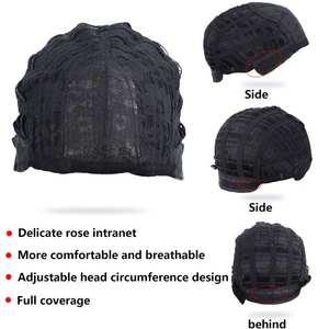 Nuovo arrivo <span class=keywords><strong>uomo</strong></span> colore nero naturale marrone Afro corto riccio dimensioni regolabili parrucche sintetiche traspiranti per capelli maschili - Product Image 5