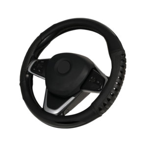 Funda <span class=keywords><strong>de</strong></span> Volante <span class=keywords><strong>de</strong></span> Cuero PU para Automóvil, Color Negro, con Anillo Interior <span class=keywords><strong>de</strong></span> TPR Blanco, Venta al Por Mayor <span class=keywords><strong>de</strong></span> Fábrica - Product Image 2