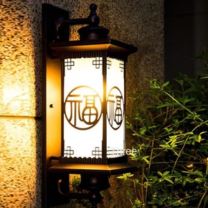 Outdoor Solar <b>Wall</b> Lamp LED Waterproof Rust Proof Aluminum Alloy 3500K Warm White 10-Year Warranty <b>Dimmable</b> for Garden Porch - Product Image 2