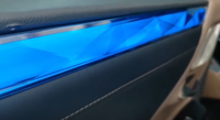 Kit d'éclairage d'ambiance intérieur LED Symphony 256 couleurs style cristal pour Lexus ES 2018-2025, accessoires de garnitures automobiles LHD