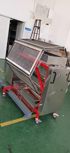 Four à rôtisserie vertical au charbon de bois Shineho, machine à rôtir le poulet portable, barbecue avec four à rôtisserie vertical certifié CE - Product Image 4