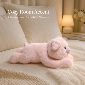 Peluche di Maialino Rosa Morbido con Texture Soffice e Naso Carino per Bambini, Ideale per Abbracciare e Decorare la Camera da Letto, Vendita all'Ingrosso di Alta Qualità - Product Image 5