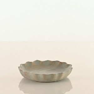 Round Aluminum Cake <b>Pan</b> with Ripple Edge Non-Stick Oven Safe Single Piece Baking Mold - Product Image 2