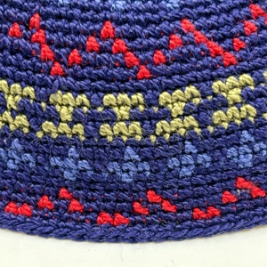 <span class=keywords><strong>DMC</strong></span> fait à la main noir <span class=keywords><strong>Crochet</strong></span> Kippa chapeau hommes garçons enfants 100% <span class=keywords><strong>coton</strong></span> élégant Image quotidienne fête en plein air Tradition juive - Product Image 5