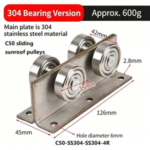 Galet coulissant quatre roues W65 pour plateforme de levage drone - Product Image 1