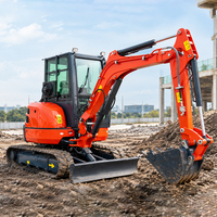 . Mini-excavatrice chinoise en gros, moteur Euro 5, diesel, hydraulique, sur chenilles, petite machine d'excavation