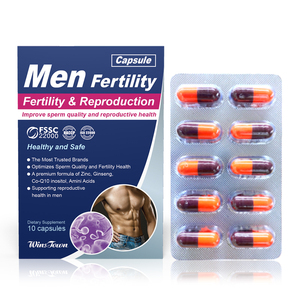 Complément Fertilité Masculine Gélules Maca Ginseng Zinc CoQ10 Inositol Acides Aminés Vitamines Reproduction Masculine Qualité S - Product Image 1