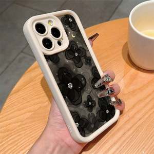 Funda de Silicona con Diseño de Flores para iPhone 17 16 15 14 13 12 11 X XR Xs SE2 SE 8 7 Plus Pro Max Mini - Product Image 4