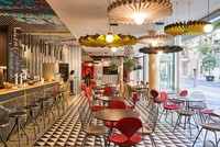 Lumière décorative commerciale, éclairage d'intérieur, éclairage acoustique en feutre absorbant le son, lampe en forme de fleur, lustres en feutre