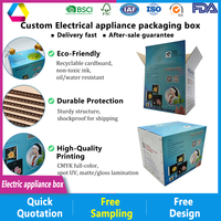 Boîtes d'emballage en carton ondulé imperméables réutilisables personnalisées pour les produits électroniques - Emballage cadeau écologique recyclable