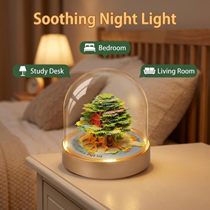 Lámpara <span class=keywords><strong>de</strong></span> Noche <span class=keywords><strong>de</strong></span> Papel 3D con Diseño <span class=keywords><strong>de</strong></span> Casa en el Árbol, Recuerdo DIY <span class=keywords><strong>de</strong></span> Primera Calidad - Product Image 2
