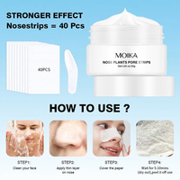 Peeling traitement de l'acné Patch nasal nettoyage en profondeur masque facial masque de nez original bande de pores crème et masque dissolvant de points noirs