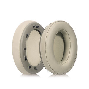 Coussinets en peau d'agneau XM3 pour casque WH-1000XM3 <span class=keywords><strong>Sony</strong></span> de remplacement 1000 <span class=keywords><strong>XM</strong></span> 3 Coussinets en cuir de mouton véritable Coussins Cache-oreilles - Product Image 5