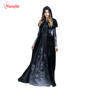 2020 Mode femme Costume D'halloween Fantôme Mariée Ange Noir Robe De Sorcière <span class=keywords><strong>Vampire</strong></span> Cosplay Uniforme Plus Taille/ - Product Image 4