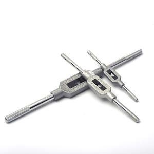 Outil de taraudage à barre droite de qualité industrielle, finition chromée, jeu de clés à douille DIY, clé à taraud en acier personnalisable OEM pour métrique - Product Image 1