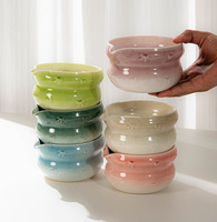 Ensemble exclusif transfrontalier de matcha avec chasen, style japonais, dégradé floral, en céramique, pour cérémonie du thé, ensemble bol et outils à matcha