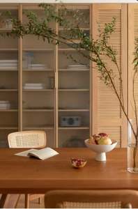 Retro Style <b>Low</b> Key Luxury High-end Series Solid Wood Louver Push Pull Folding Multi-Storage Space <b>Wardrobe</b> - Product Image 6