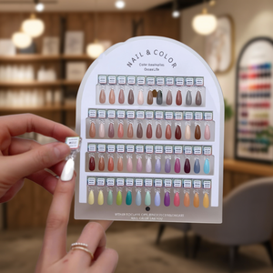 Nail & Color <b>Acrylic</b> 3D Display <b>Board</b> With 48 Nail Color Samples For Salon Use - Product Image 3
