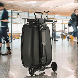 <span class=keywords><strong>Valise</strong></span> <span class=keywords><strong>trottinette</strong></span> pliable 27'' en ABS avec roulettes pivotantes et fonction électrique pour voyage d'affaires - Product Image 3