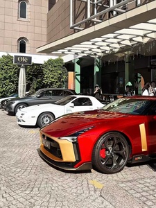 Pour <span class=keywords><strong>Nissan</strong></span> GTR R35 Kit de carrosserie en Fiber de carbone R35 mise à niveau <span class=keywords><strong>R50</strong></span> Style pare-chocs avant et arrière Spoilers capot - Product Image 5