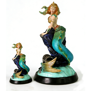 Polyresin Meerjungfrau-Skulptur für Heimdekoration Maßgefertigtes Figurenmodell <span class=keywords><strong>Statue</strong></span> - Product Image 1