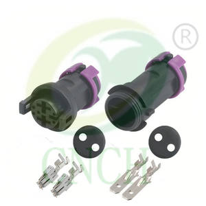 ขั้วต่อปลั๊กไฟกันน้ำแบบวงกลม 2 ขา ตัวผู้ ตัวเมีย สำหรับไฟตัดหมอก สำหรับรถยนต์โตโยต้า มาสด้า Rx7 813972926 813972923 - Product Image 1