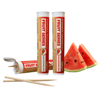 Vente chaude Cure-dents en bois aromatisés Longue durée Souffle frais Cure-dents rafraîchissants Cure-dents aromatisés Arrêter de fumer Stick