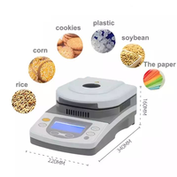 Analizador de Humedad Halógeno Automático Profesional de 50g/100g, Legibilidad de 0.001g, Resolución de Humedad de 0.1%
