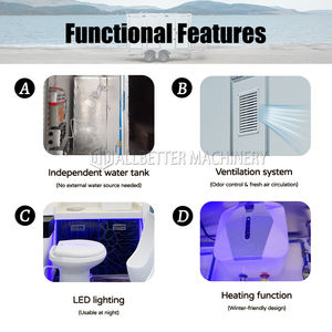 Inodoros portátiles de China Fabricantes Inodoros portátiles de lujo a la venta Remolque de baño <span class=keywords><strong>para</strong></span> bodas y <span class=keywords><strong>eventos</strong></span> - Product Image 5