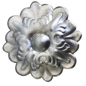 เหล็กดัดโลหะสำหรับตกแต่งรั้วแบบศิลปะการตกแต่งส่วนหนึ่งขึ้นรูปดอกไม้แบบเชื่อมได้การหล่อดอกไม้ใบไม้ - Product Image 4