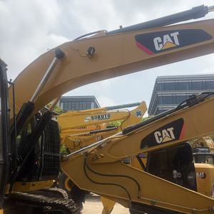 รถขุดมือสอง CAT สีเหลือง อุปกรณ์ก่อสร้างสำหรับงานหนัก - Product Image 5