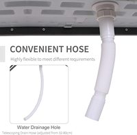 Table pliante chaude de refroidisseur de glace de HDPE de la vente 4ft pour le camping
