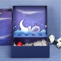 Boîte cadeau 3D pop-up de luxe personnalisée en carton imprimé pour anniversaire, emballage créatif surprise, carte de vœux, boîtes rigides