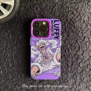<span class=keywords><strong>Coque</strong></span> de téléphone One Piece Luffy en promotion pour <span class=keywords><strong>iPhone</strong></span> 16 15 Pro Max <span class=keywords><strong>14</strong></span> 13 12 11, protection antichoc IMD en PC - Product Image 4