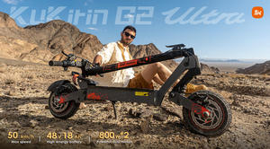 Trottinette électrique pliable Kukirin G2 Ultra, 2 moteurs, batterie 48V 18Ah, pneus de 10 pouces, cadre en aluminium, freins à disque, autonomie 55 km, 800W*2 - Product Image 5
