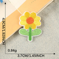 Autocollants brodés, Plantes, Petites fleurs, Petits arbres, Accessoires vestimentaires, Badges, Écussons, Étiquettes en tissu, Autocollants