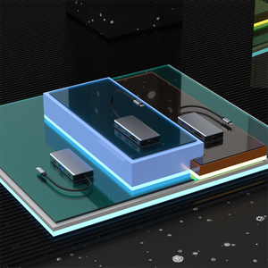 Usb C để USB3.0 Chất lượng cao Docking Station VGA + 4K30hz + Gigabit Ethernet Dual Card Reader đồng thời đọc Cổ Phiếu có sẵn - Product Image 4