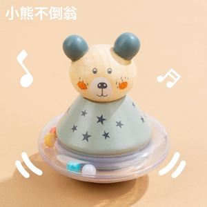 Juguetes de Madera Ecológicos para Bebés Recién Nacidos, Niños y Niñas, Juguete de Equilibrio para el Tiempo Boca Abajo - Product Image 5