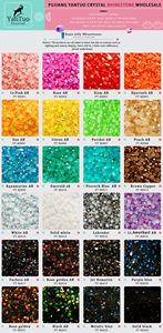 Pedrería Yantuo para Uñas con Pegamento, Estrás <span class=keywords><strong>de</strong></span> Resina Jelly AB No Termoadhesivo, Entrega Rápida, Paquete <span class=keywords><strong>de</strong></span> 5000 Piezas, 2-6 mm, Corte a Máquina, 2 Bolsas - Product Image 6