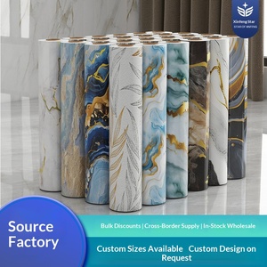 Papier peint auto-adhésif imperméable et anti-salissure, design moderne, style carreaux, en rouleau, épaissi, pour le commerce extérieur transfrontalier - Product Image 5