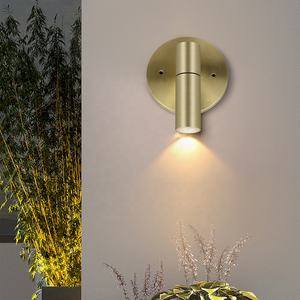 Low電圧高品質円形ベース防水真鍮風景屋外ウォールライトガーデンライト - Product Image 6