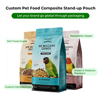 Sachet d'emballage personnalisé imprimé pour aliments pour animaux de compagnie (chiens et chats), avec impression UV personnalisée en un seul passage pour sachets Doypack en ALPP