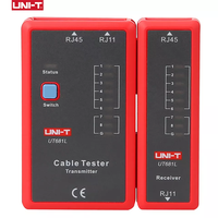 Probador de Cable de HD-MI UT681L, rastreador de red automática, LED, Ethernet, teléfono, CHN, HD-MI, herramienta de reparación de electricista