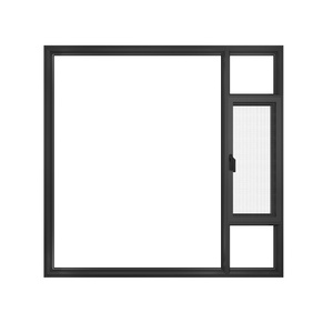 Ventanas Corredizas de Aluminio Negro Modernas Personalizadas, Insonorizadas, con Certificación Energy <span class=keywords><strong>Star</strong></span>, Aislamiento Térmico, para Piso y Techo, con Garantía de por Vida - Product Image 3