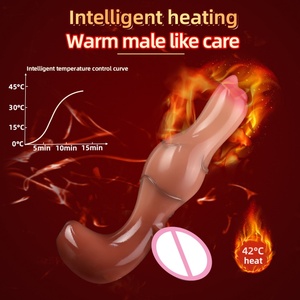 Vibrador de Silicona Realista con Forma de Lobo FAAK, Estimulador de Punto G, 10 Modos, Carga USB, Vibración Anal, Artículos Sexuales para Adultos 18+ - Product Image 3